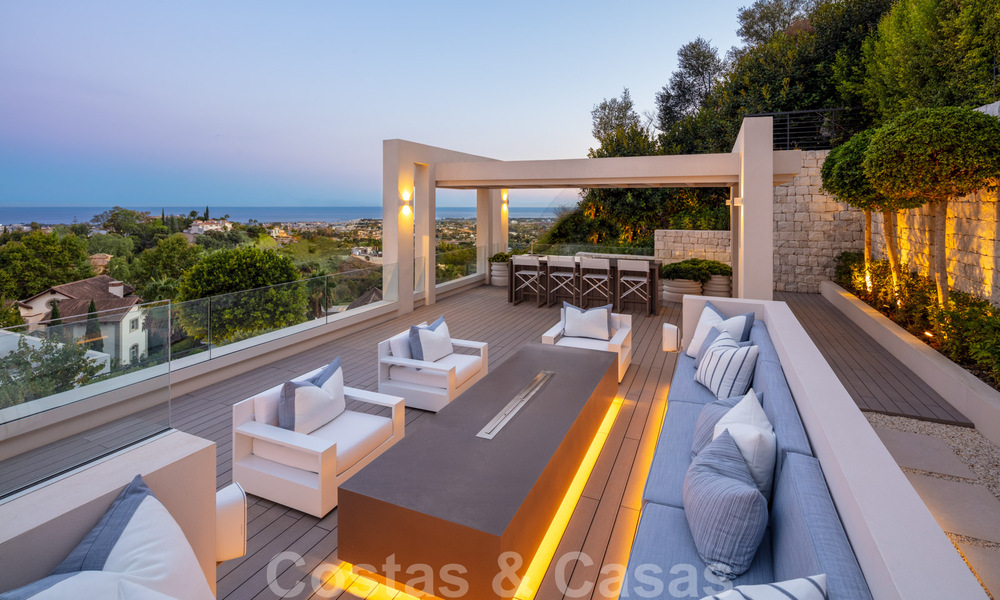 Llave en mano, villa de lujo con vistas panorámicas al mar, en un resort de golf de primera categoría, Benahavis - Marbella 38556