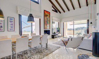Impresionante ático contemporáneo en venta con vistas panorámicas al mar en el exclusivo Benahavis - Marbella 38563 