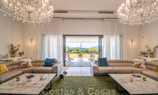 Villa lujosa y contemporánea en venta de primera línea de golf con impresionantes vistas en el exclusivo complejo La Zagaleta, Benahavis - Marbella 38672 