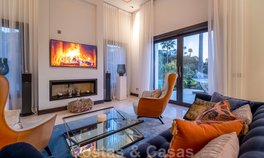Villa lujosa y contemporánea en venta de primera línea de golf con impresionantes vistas en el exclusivo complejo La Zagaleta, Benahavis - Marbella 38677