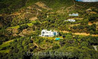 Villa lujosa y contemporánea en venta de primera línea de golf con impresionantes vistas en el exclusivo complejo La Zagaleta, Benahavis - Marbella 38685 