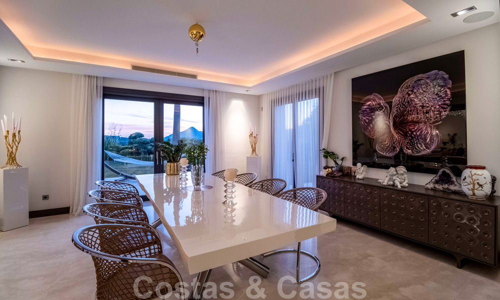 Villa lujosa y contemporánea en venta de primera línea de golf con impresionantes vistas en el exclusivo complejo La Zagaleta, Benahavis - Marbella 38691