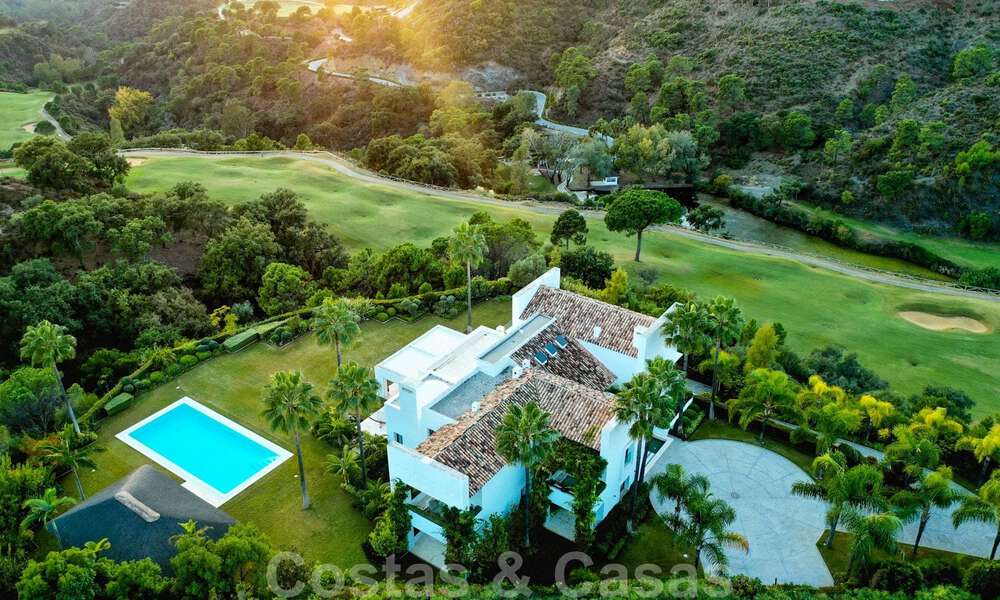 Villa lujosa y contemporánea en venta de primera línea de golf con impresionantes vistas en el exclusivo complejo La Zagaleta, Benahavis - Marbella 38711
