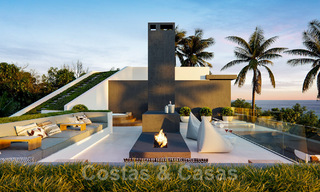 Espectacular villa de diseño con tejado verde en venta en la Milla de Oro de Marbella 38780 