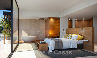 Espectacular villa de diseño con tejado verde en venta en la Milla de Oro de Marbella 38783 