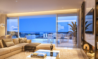 ¡Nuevo en el mercado! Apartamentos de lujo, modernos y contemporáneos, con preciosas vistas al mar, en venta a un paso del centro de Marbella 38909 