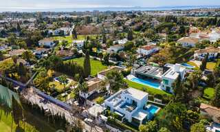 Lista para entrar a vivir, nueva y moderna villa en venta en Guadalmina a un paso de San Pedro en Marbella 39320 