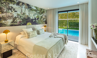 Lista para entrar a vivir, nueva y moderna villa en venta en Guadalmina a un paso de San Pedro en Marbella 39326 