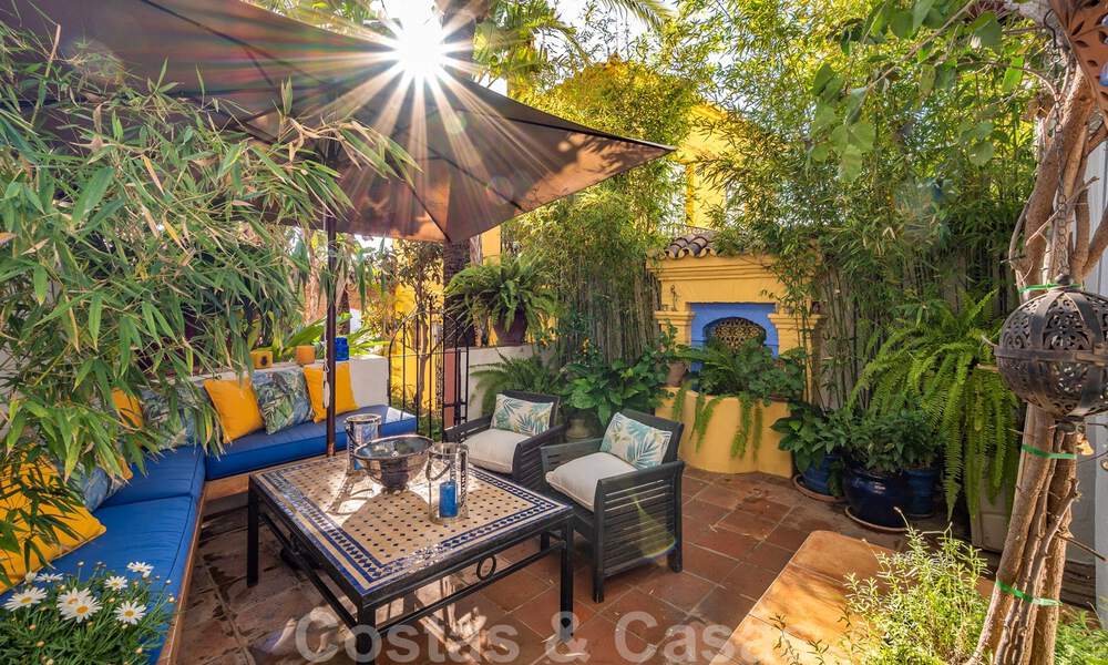Encantadora y pintoresca casa en venta en una zona residencial vigilada de la Milla de Oro en Marbella 39417