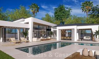 Proyecto nuevo de villas lujosas y contemporáneas en venta, en Nueva Andalucía, Marbella 39478 