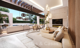 Proyecto nuevo de villas lujosas y contemporáneas en venta, en Nueva Andalucía, Marbella 39479 