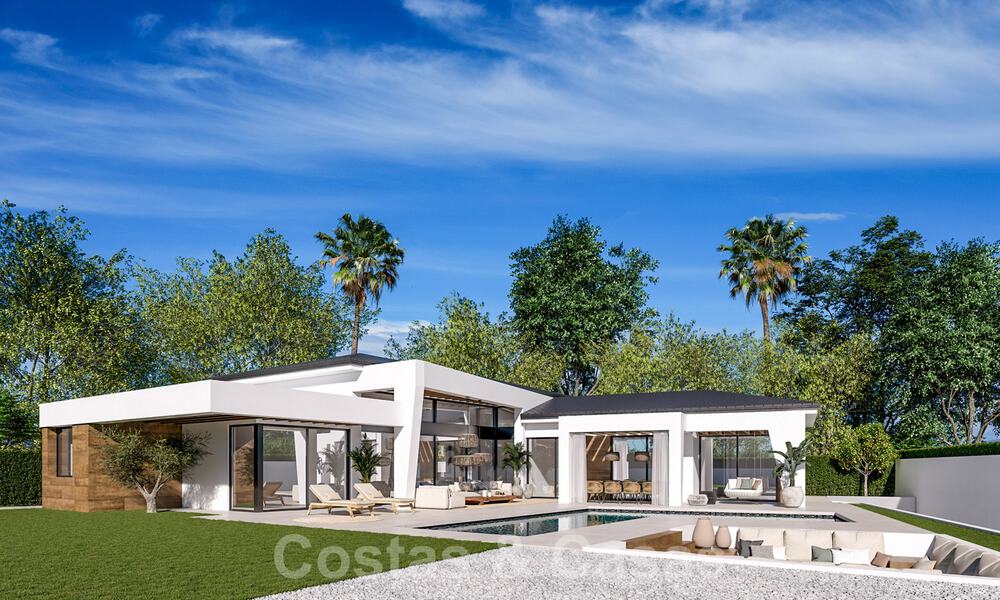 Proyecto nuevo de villas lujosas y contemporáneas en venta, en Nueva Andalucía, Marbella 39486