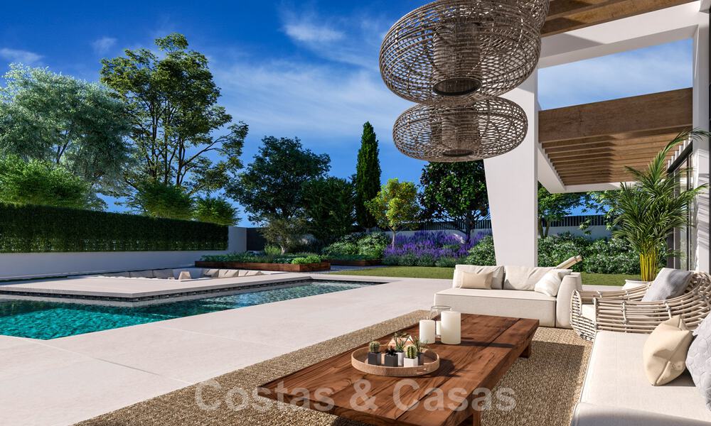 Proyecto nuevo de villas lujosas y contemporáneas en venta, en Nueva Andalucía, Marbella 39489