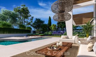 Proyecto nuevo de villas lujosas y contemporáneas en venta, en Nueva Andalucía, Marbella 39489 