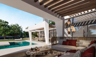 Proyecto nuevo de villas lujosas y contemporáneas en venta, en Nueva Andalucía, Marbella 39493 