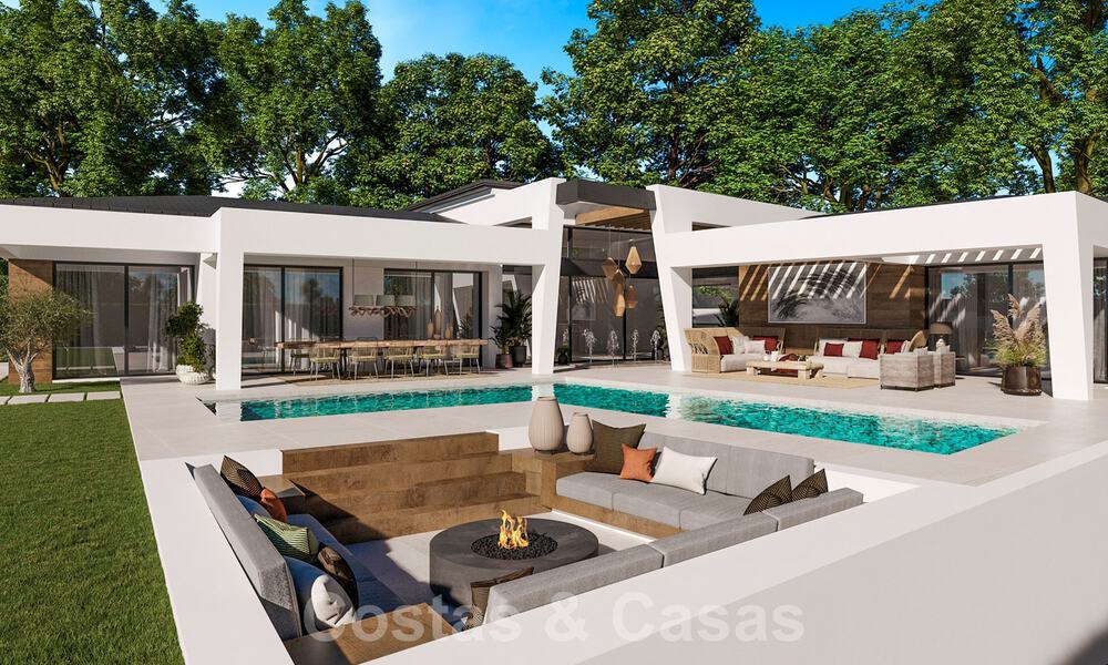 Proyecto nuevo de villas lujosas y contemporáneas en venta, en Nueva Andalucía, Marbella 39494