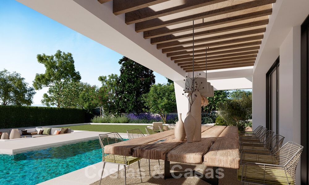 Proyecto nuevo de villas lujosas y contemporáneas en venta, en Nueva Andalucía, Marbella 39499