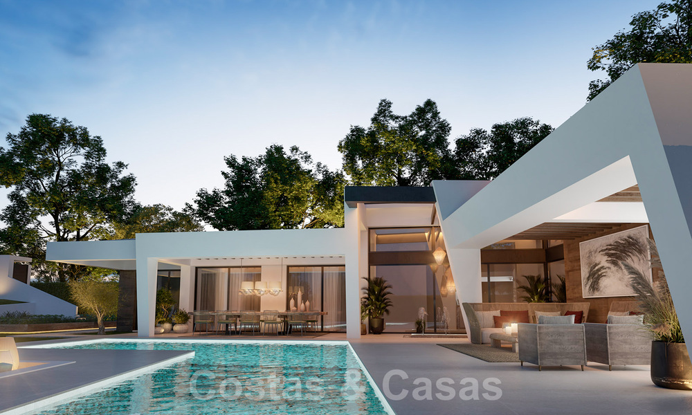 Proyecto nuevo de villas lujosas y contemporáneas en venta, en Nueva Andalucía, Marbella 39502