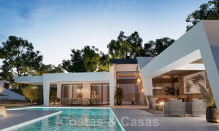 Proyecto nuevo de villas lujosas y contemporáneas en venta, en Nueva Andalucía, Marbella 39502 