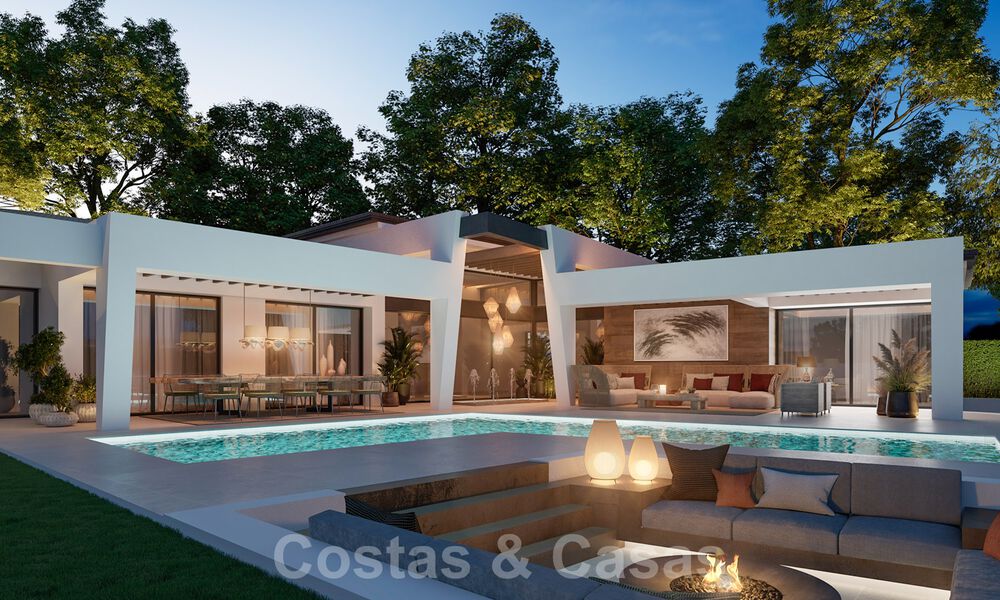 Proyecto nuevo de villas lujosas y contemporáneas en venta, en Nueva Andalucía, Marbella 39504