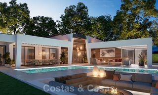 Proyecto nuevo de villas lujosas y contemporáneas en venta, en Nueva Andalucía, Marbella 39504 