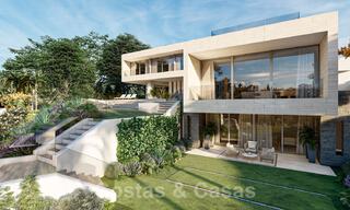 Villa modernista en venta con vistas al mar, rodeada de un hermoso y verde paisaje en Cascada de Camojan en la Milla de Oro de Marbella 39629 