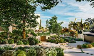 Villa modernista en venta con vistas al mar, rodeada de un hermoso y verde paisaje en Cascada de Camojan en la Milla de Oro de Marbella 39633 