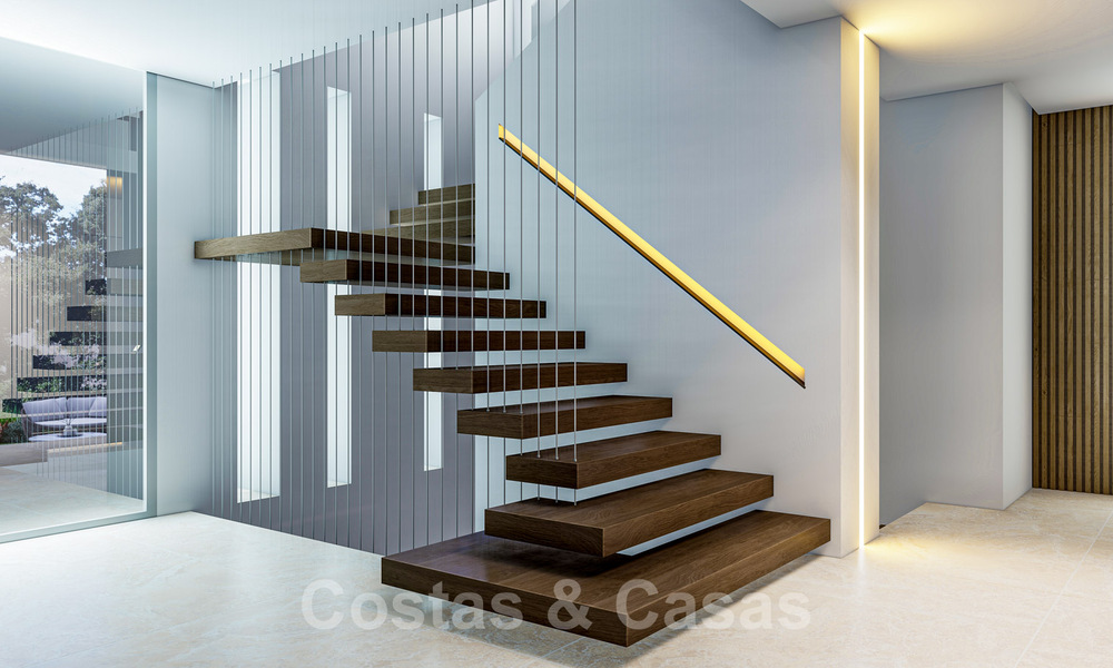 Villa modernista en venta con vistas al mar, rodeada de un hermoso y verde paisaje en Cascada de Camojan en la Milla de Oro de Marbella 39636