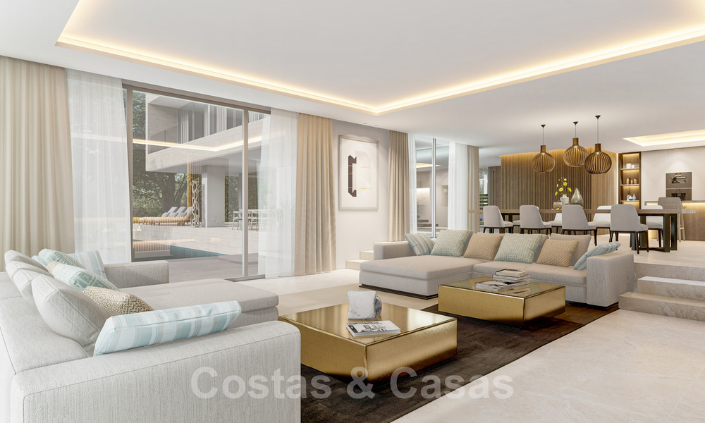 Villa modernista en venta con vistas al mar, rodeada de un hermoso y verde paisaje en Cascada de Camojan en la Milla de Oro de Marbella 39637