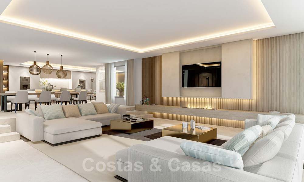 Villa modernista en venta con vistas al mar, rodeada de un hermoso y verde paisaje en Cascada de Camojan en la Milla de Oro de Marbella 39638