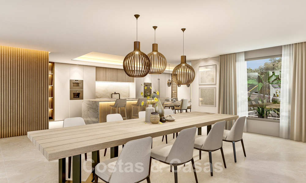 Villa modernista en venta con vistas al mar, rodeada de un hermoso y verde paisaje en Cascada de Camojan en la Milla de Oro de Marbella 39640