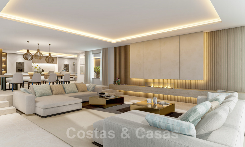 Villa modernista en venta con vistas al mar, rodeada de un hermoso y verde paisaje en Cascada de Camojan en la Milla de Oro de Marbella 39644