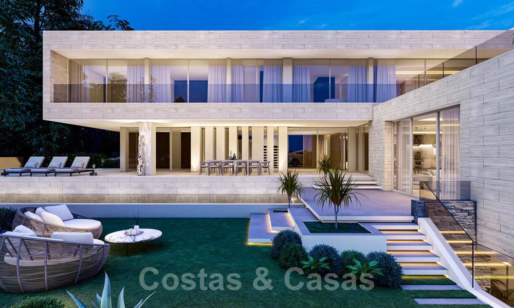 Villa modernista en venta con vistas al mar, rodeada de un hermoso y verde paisaje en Cascada de Camojan en la Milla de Oro de Marbella 39651