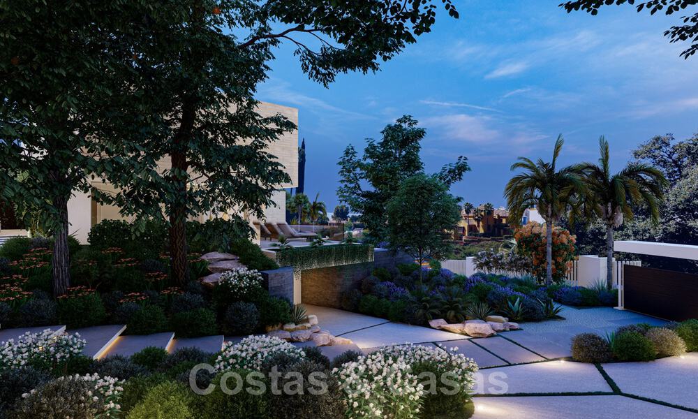 Villa modernista en venta con vistas al mar, rodeada de un hermoso y verde paisaje en Cascada de Camojan en la Milla de Oro de Marbella 39653