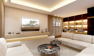 Villa modernista en venta con vistas al mar, rodeada de un hermoso y verde paisaje en Cascada de Camojan en la Milla de Oro de Marbella 39654 