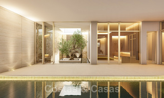 Villa modernista en venta con vistas al mar, rodeada de un hermoso y verde paisaje en Cascada de Camojan en la Milla de Oro de Marbella 39658 