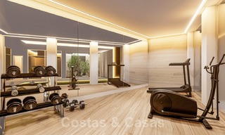 Villa modernista en venta con vistas al mar, rodeada de un hermoso y verde paisaje en Cascada de Camojan en la Milla de Oro de Marbella 39661 