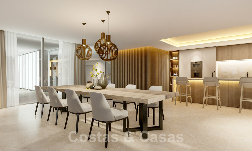 Villa modernista en venta con vistas al mar, rodeada de un hermoso y verde paisaje en Cascada de Camojan en la Milla de Oro de Marbella 39666