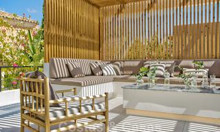 Renovada y espaciosa villa de lujo en venta de estilo mediterráneo con diseño moderno y contemporáneo en Nueva Andalucía, Marbella 39614 