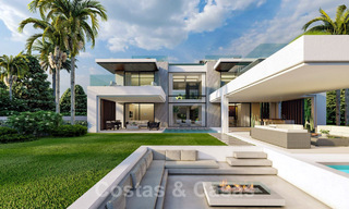 Moderna villa de lujo en venta en una comunidad privada y segura en la Milla de Oro de Marbella 39715 