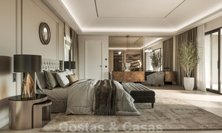 Magnífica villa de lujo en venta de estilo clásico con refinado diseño interior en Sierra Blanca, Marbella 39725 