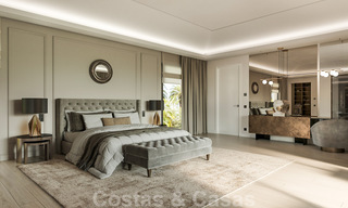 Magnífica villa de lujo en venta de estilo clásico con refinado diseño interior en Sierra Blanca, Marbella 39727 