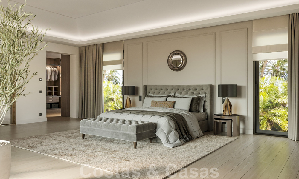 Magnífica villa de lujo en venta de estilo clásico con refinado diseño interior en Sierra Blanca, Marbella 39732
