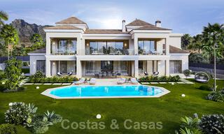 Magnífica villa de lujo en venta de estilo clásico con refinado diseño interior en Sierra Blanca, Marbella 39741 