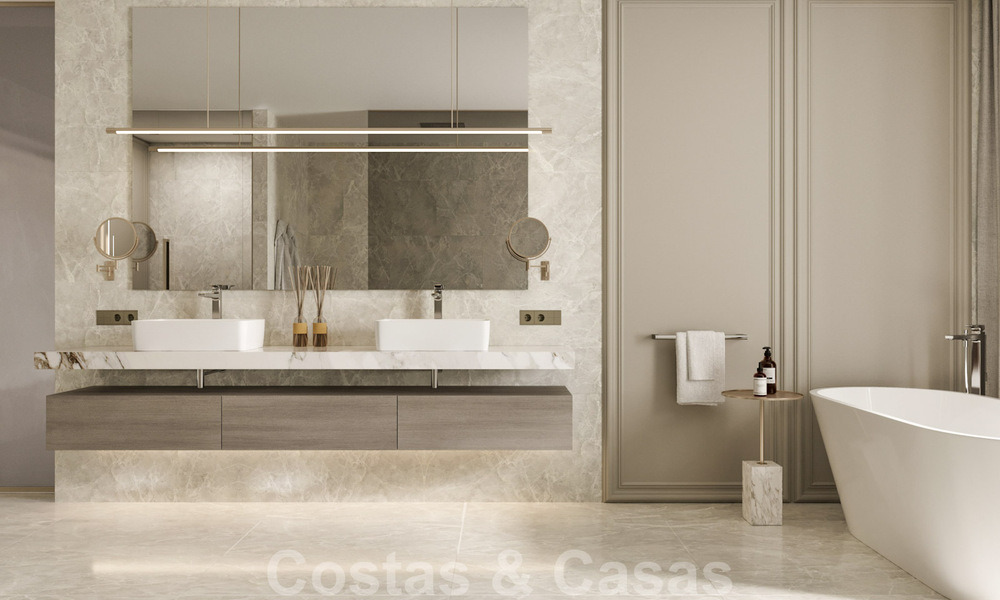 Magnífica villa de lujo en venta de estilo clásico con refinado diseño interior en Sierra Blanca, Marbella 39749