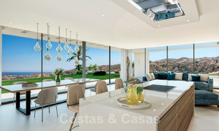 Villa moderna en venta en el campo de golf de Mijas con vistas panorámicas al mar 39804 
