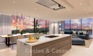 Villa moderna en venta en el campo de golf de Mijas con vistas panorámicas al mar 39805 
