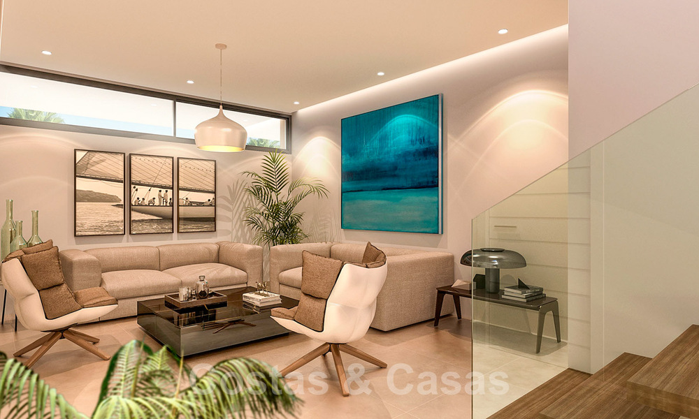 Villa moderna en venta en el campo de golf de Mijas con vistas panorámicas al mar 39808