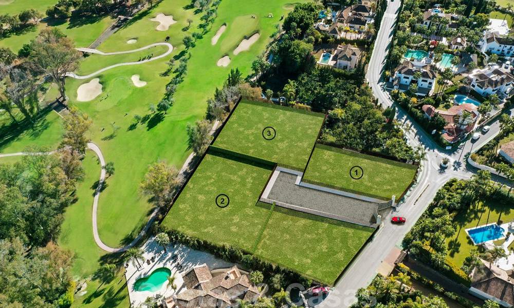 Villas arquitectónicas, modernas, de primera línea de golf, en venta en Nueva Andalucía, Marbella 39819