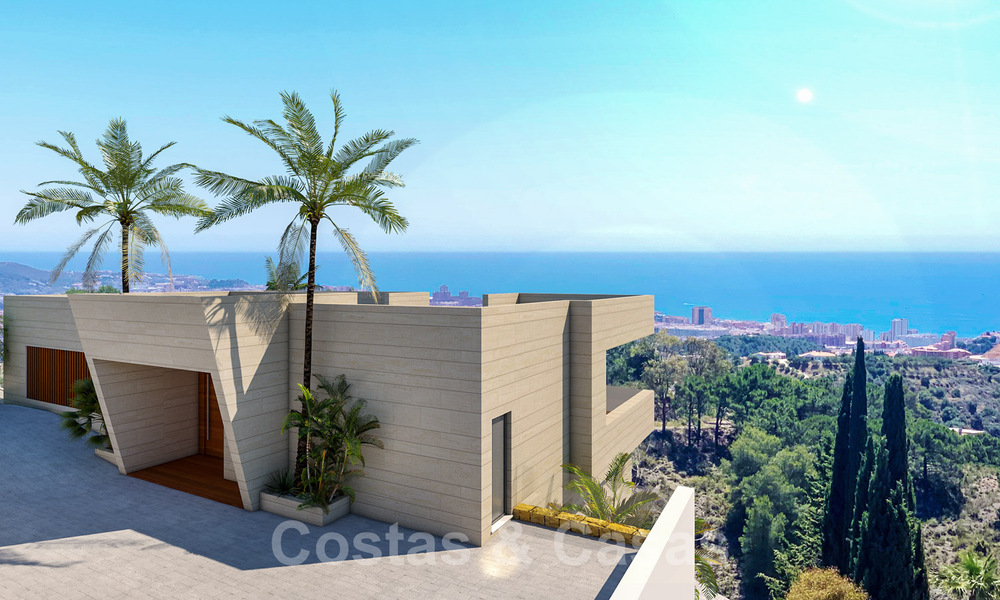 Modernas villas de nueva construcción en venta con vistas panorámicas al mar, cerca de Mijas Pueblo, Costa del Sol 39863